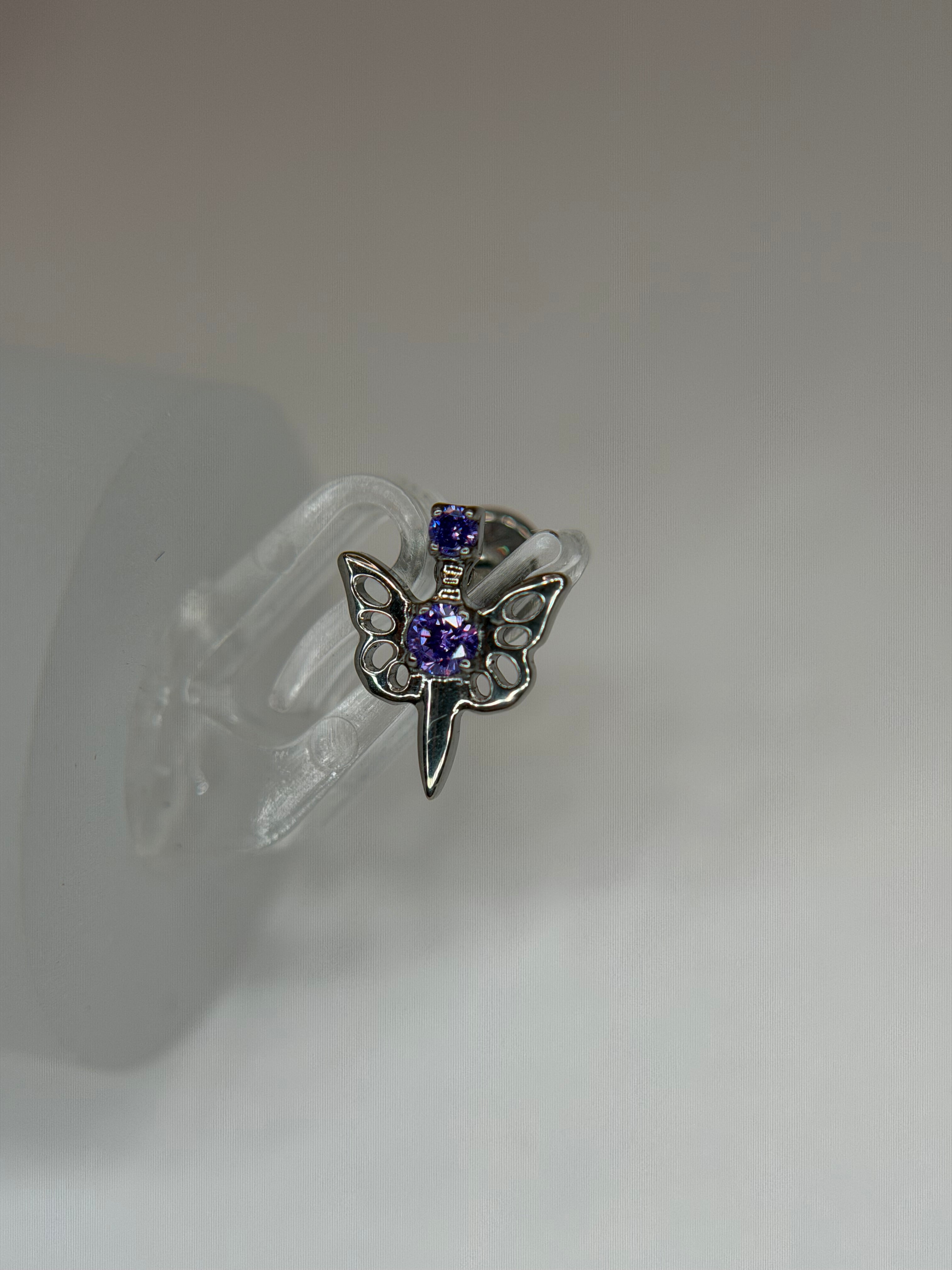 Labret Borboleta Cravejada