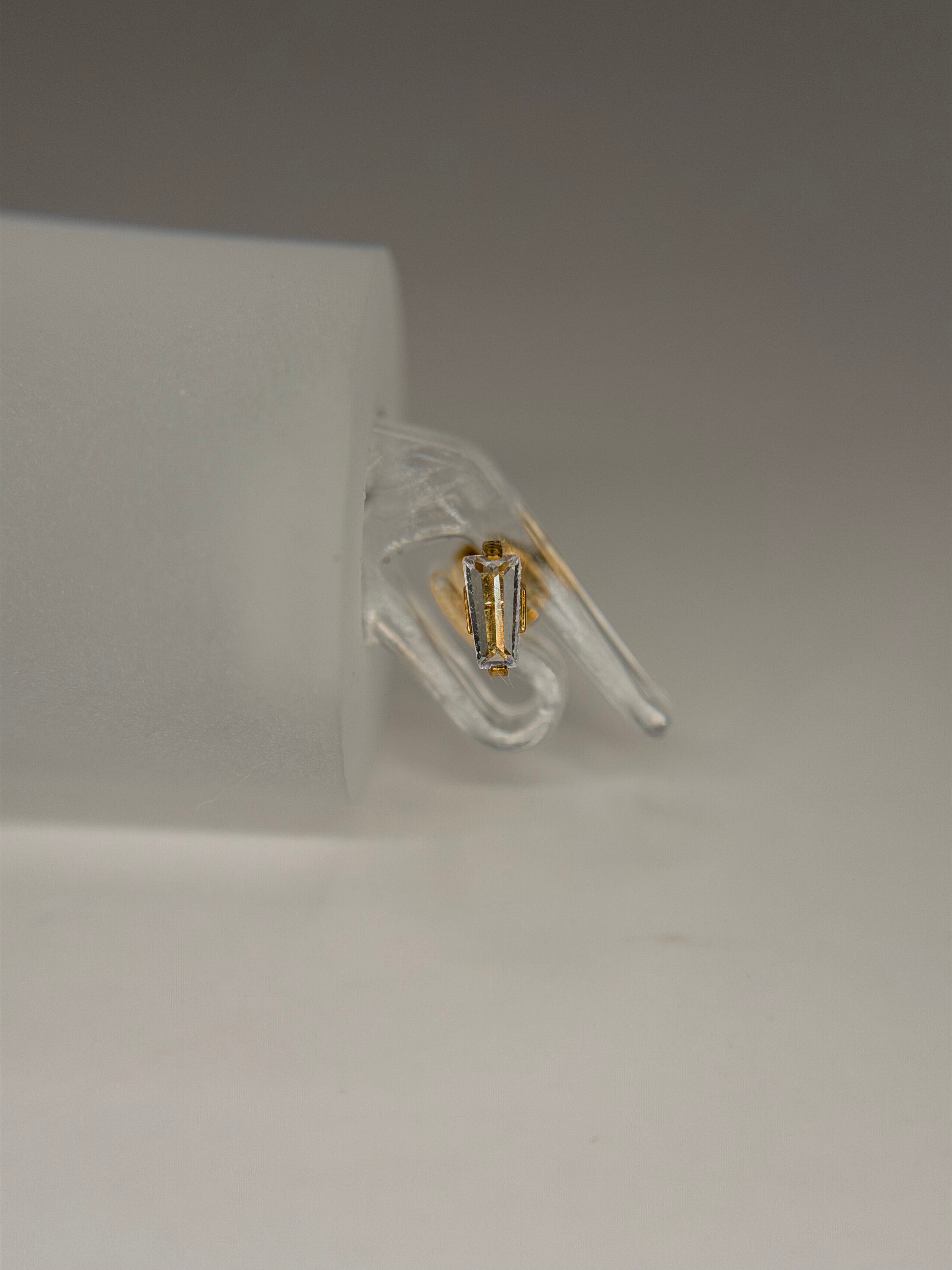 Labret Retângulo Baguete