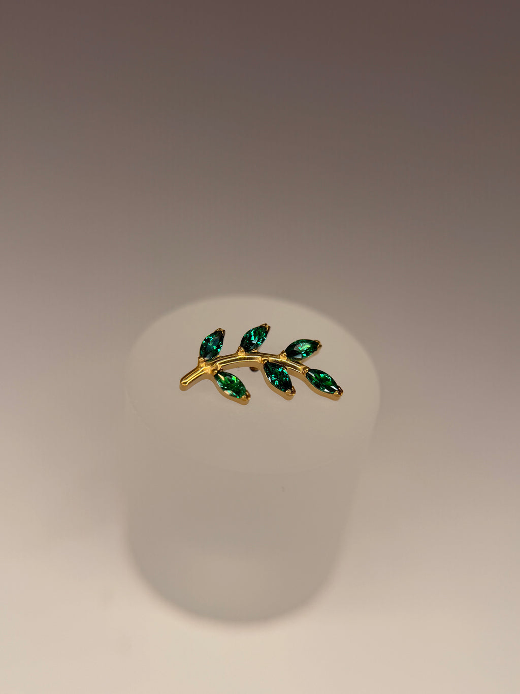 Labret Titânio Cluster Galhos cravejado
