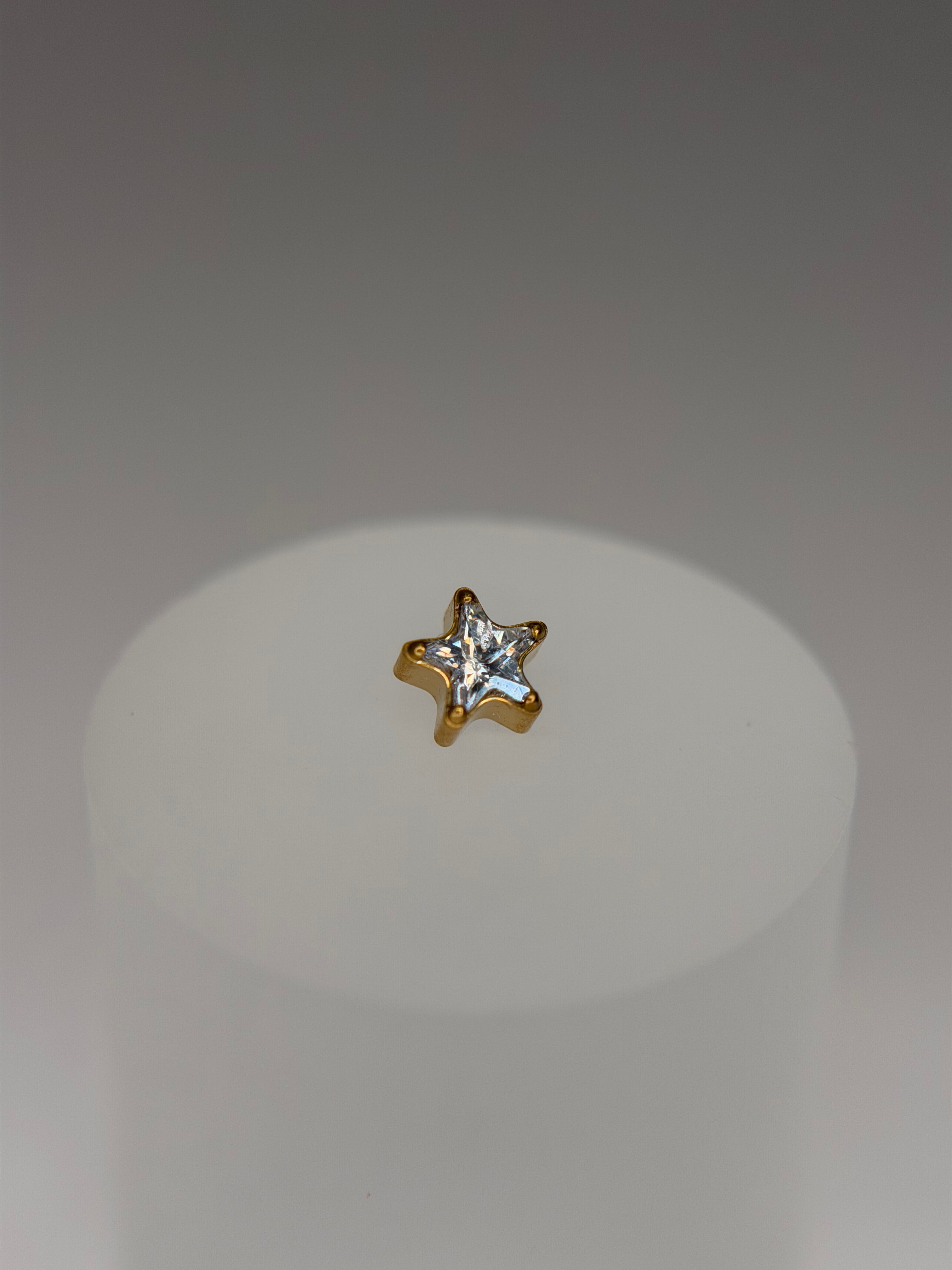 Labret Titânio Estrela
