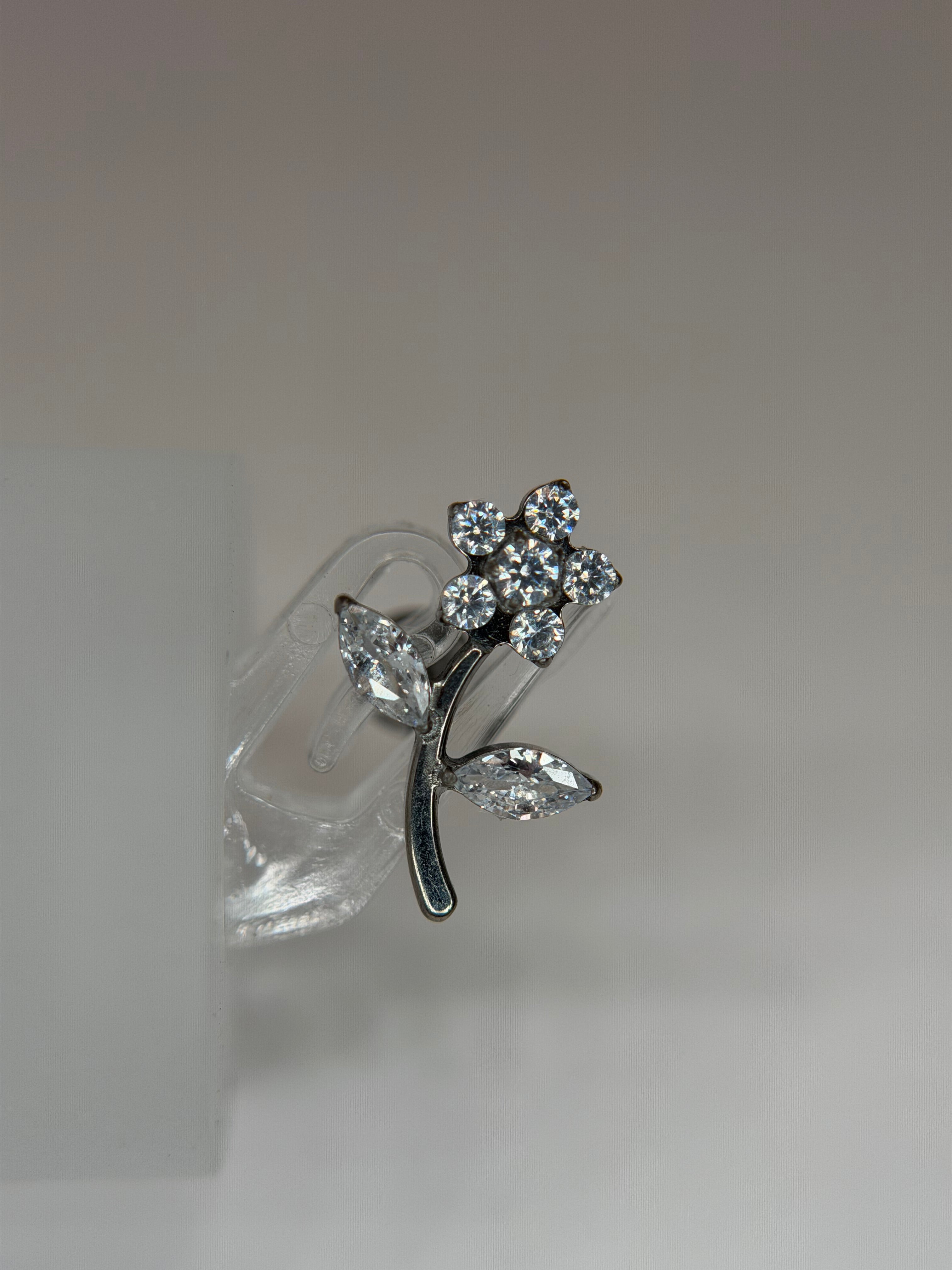 Labret flor cravejado