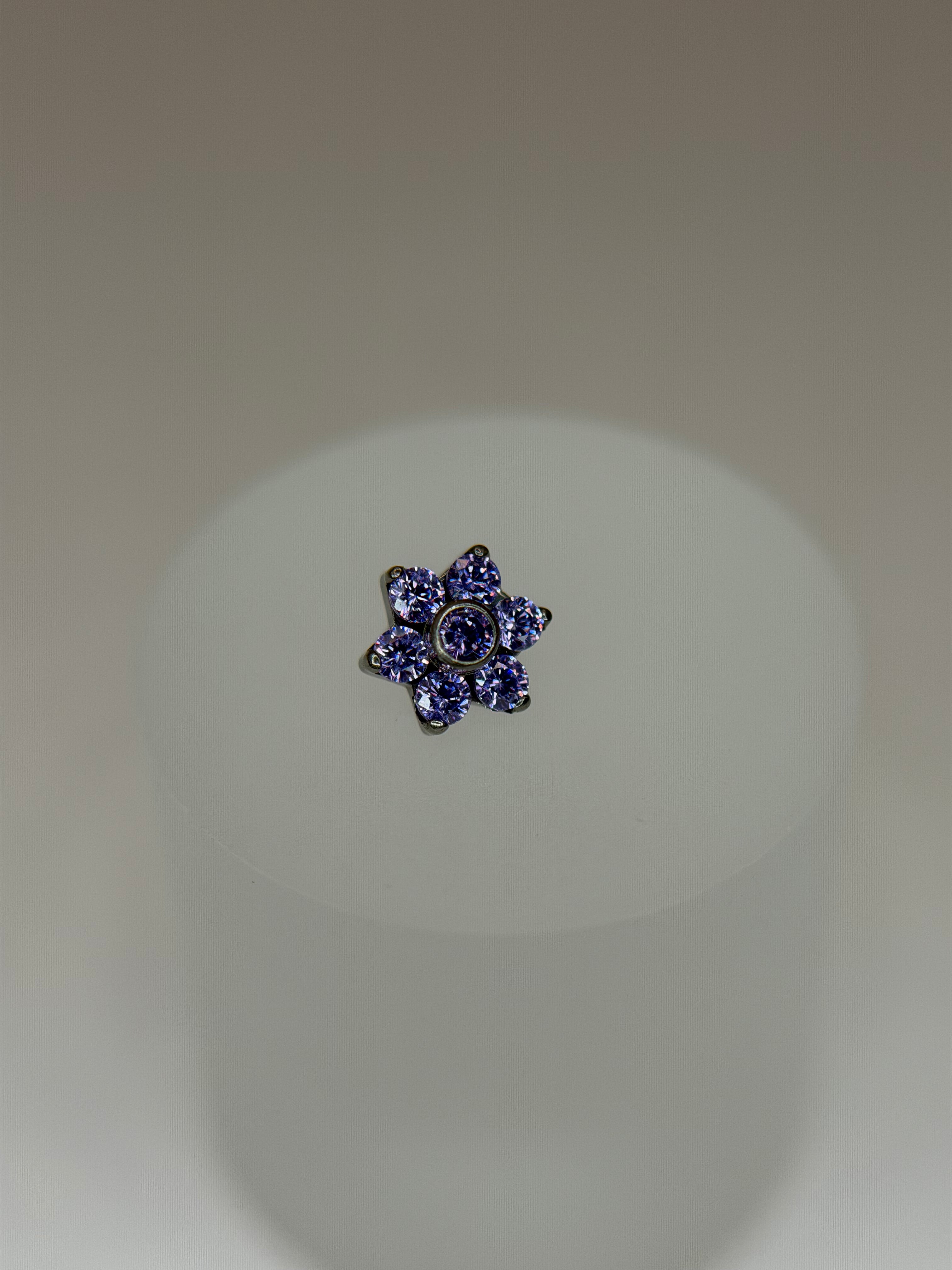 Labret Flor roxa