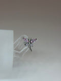 Labret libélula rose