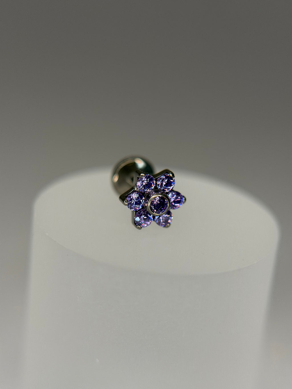 Labret Flor roxa