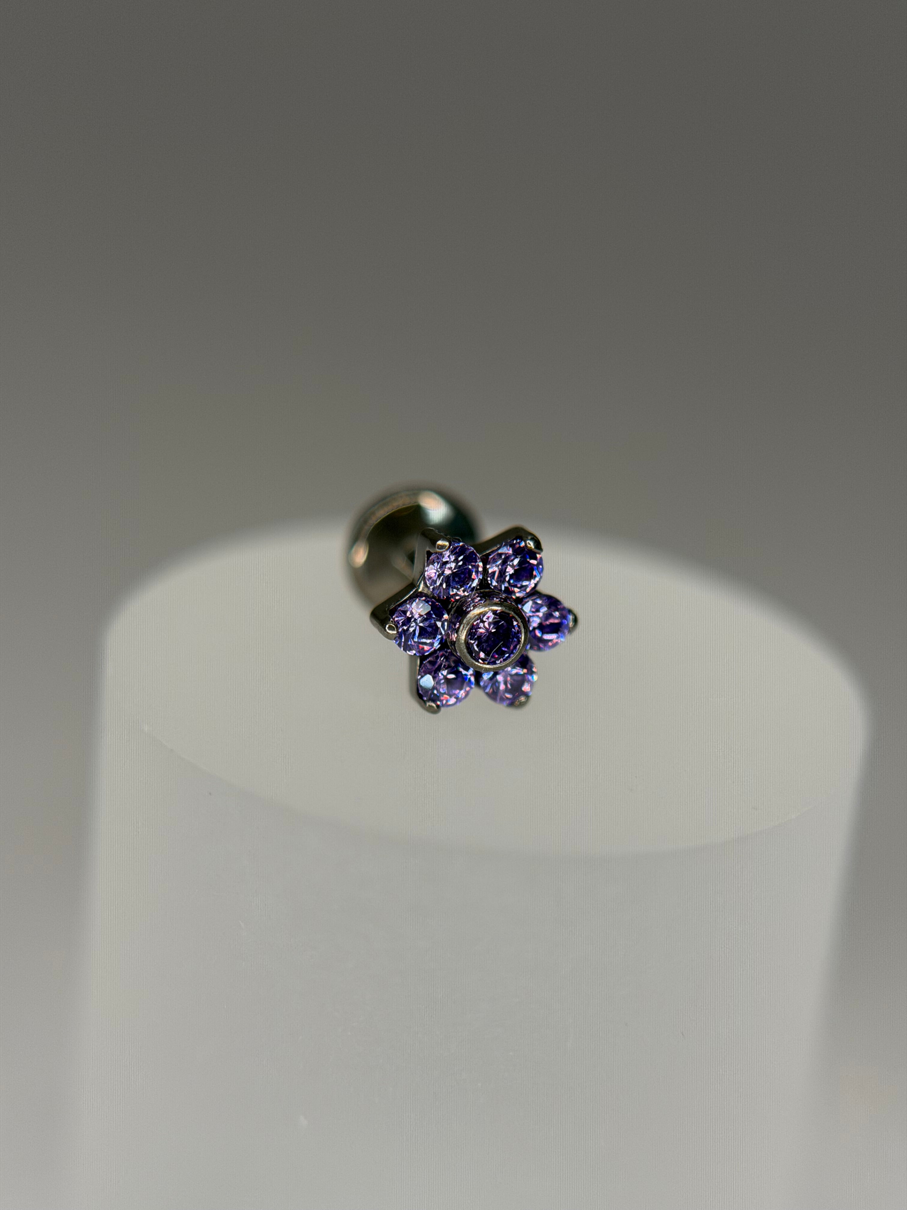 Labret Flor roxa