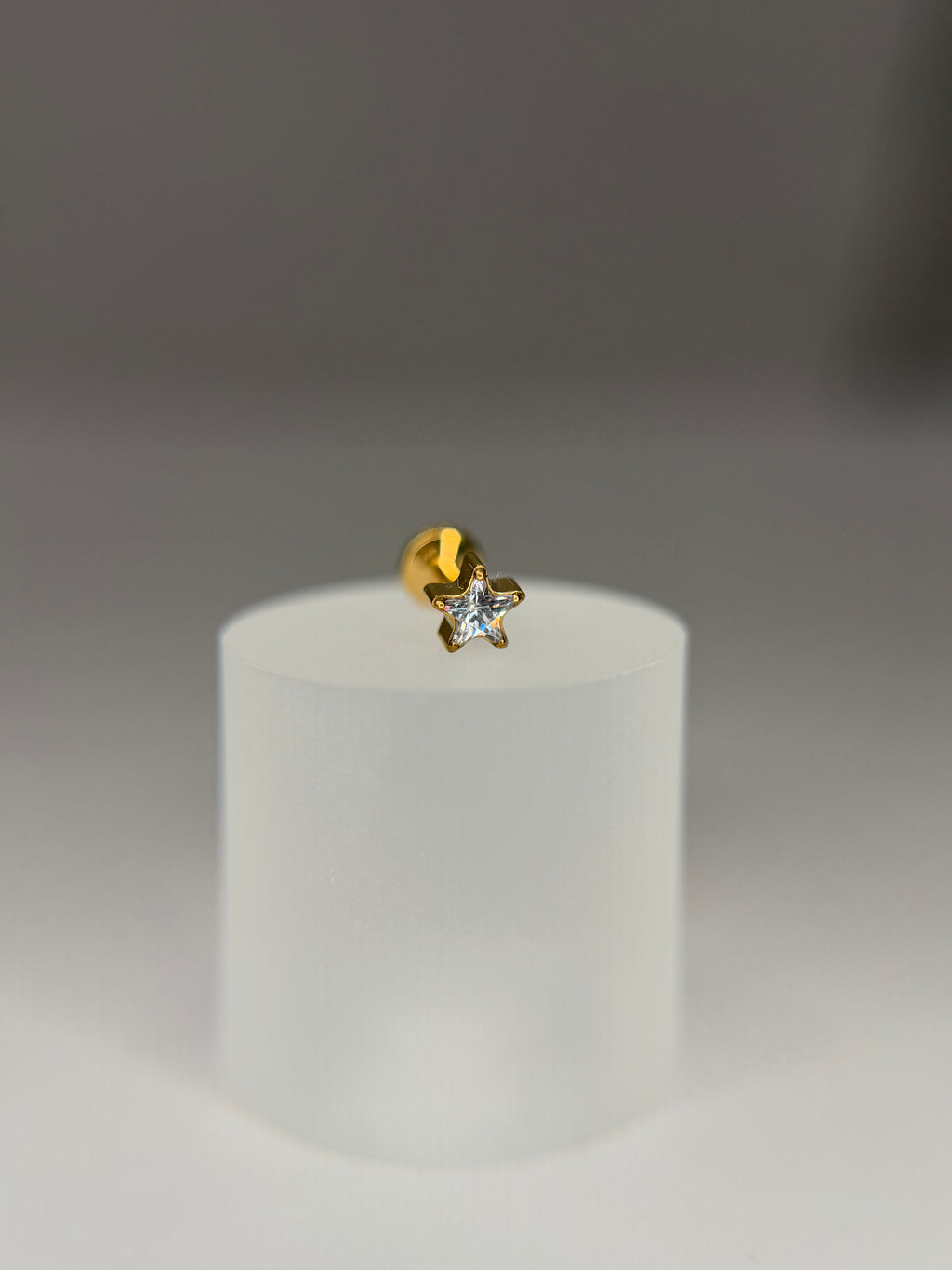 Labret Titânio Estrela