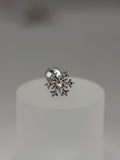 Labret Titânio     Snowflake