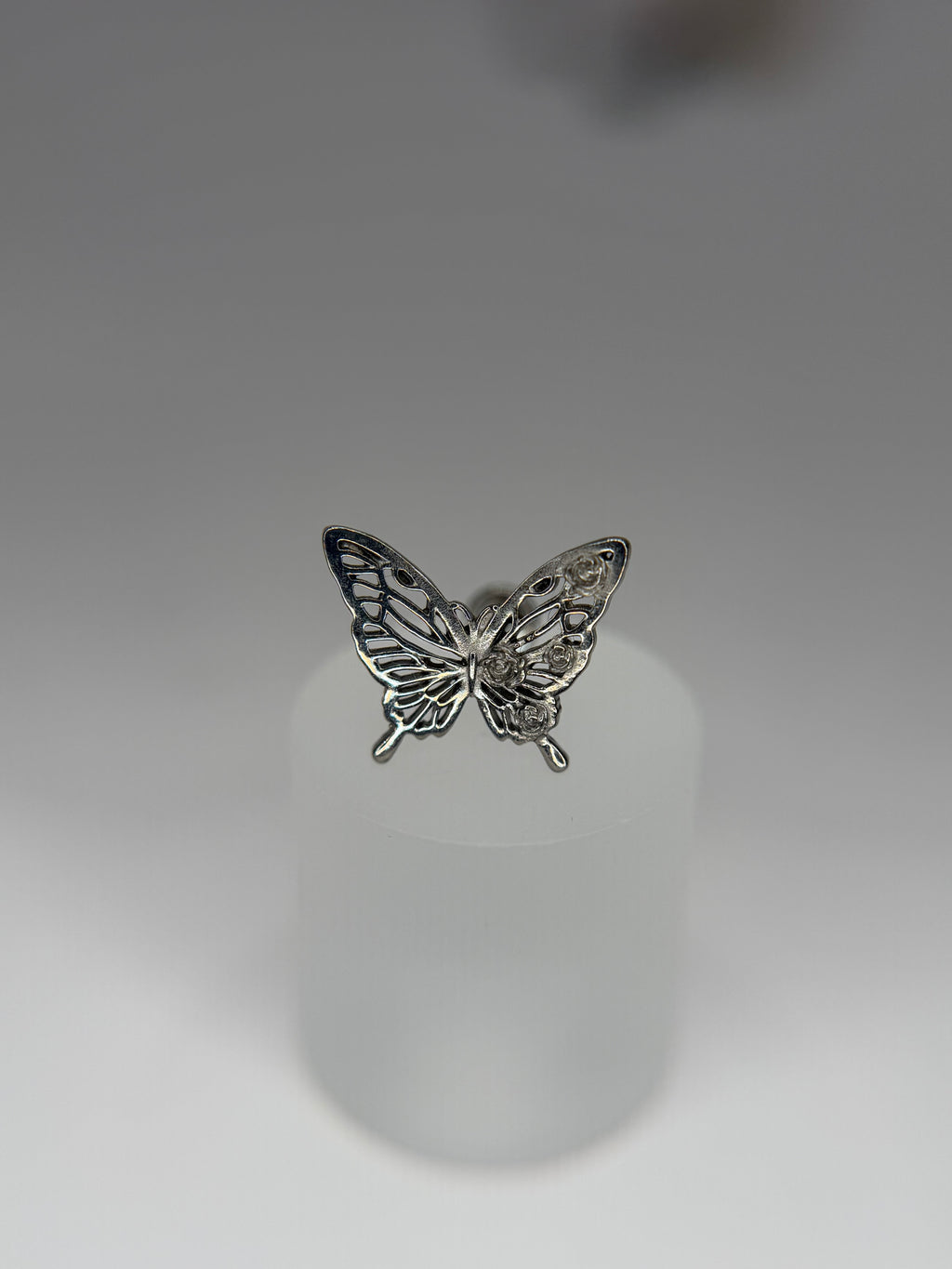 Labret Titânio butterfly