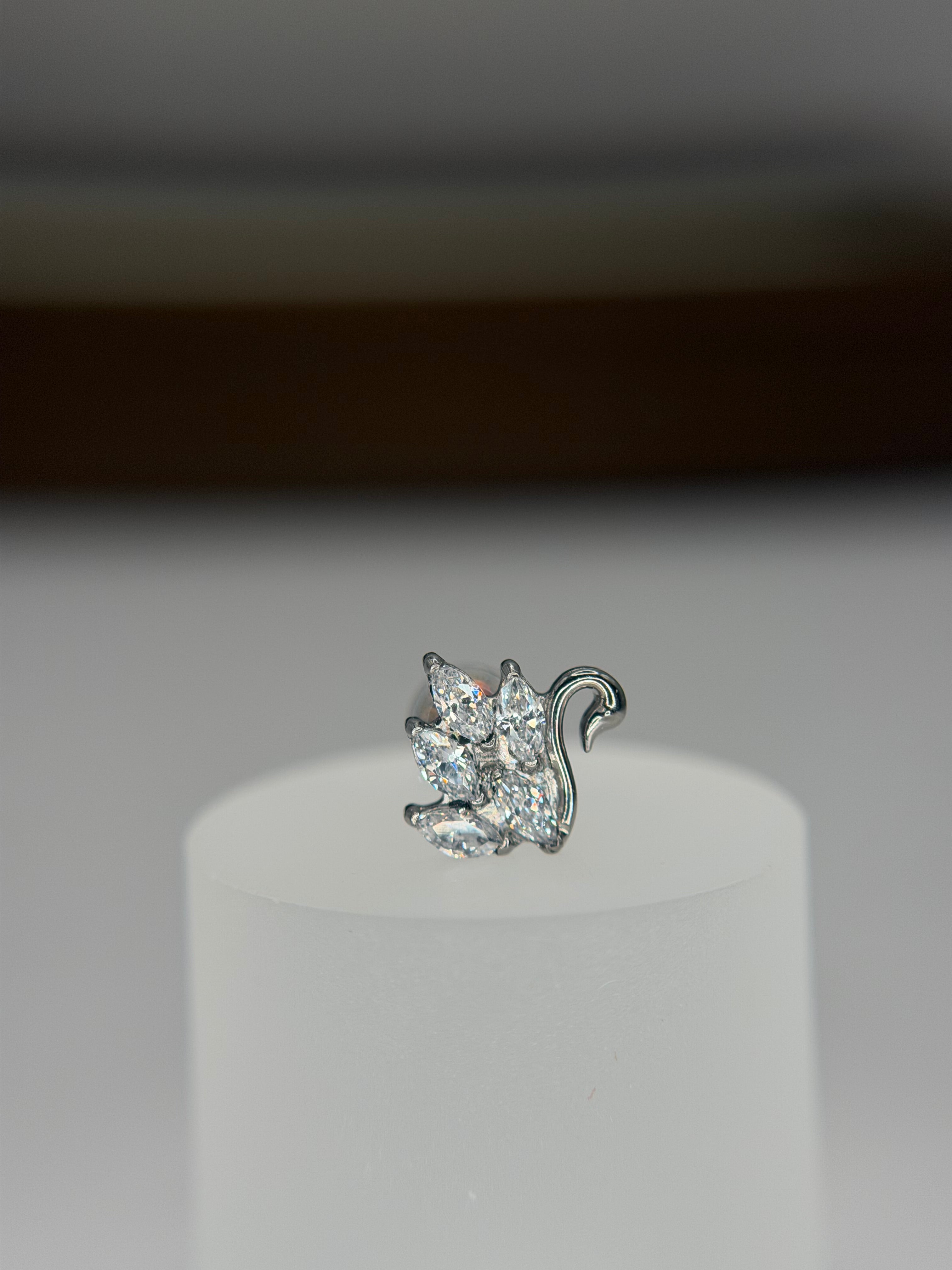Labret cisne cravejado