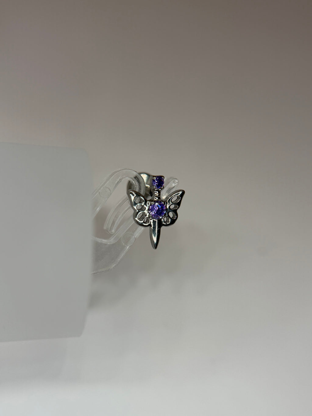 Labret Borboleta Cravejada