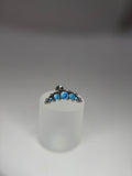 Labret Titânio Cluster azul